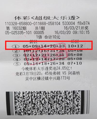 苏州彩民坚持购彩 收获体彩大乐透16万元.jpg