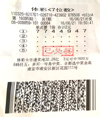 从“3”到“7”一个小犹豫 淮安彩民错失“7位数”头奖.jpg