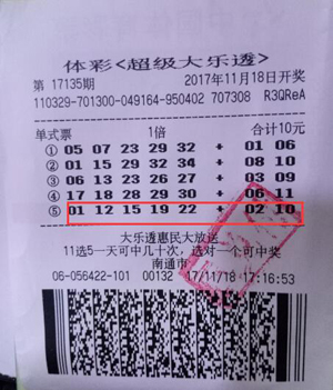 1511856859446381.jpg 南通资深彩民喜中大乐透20万余元.jpg
