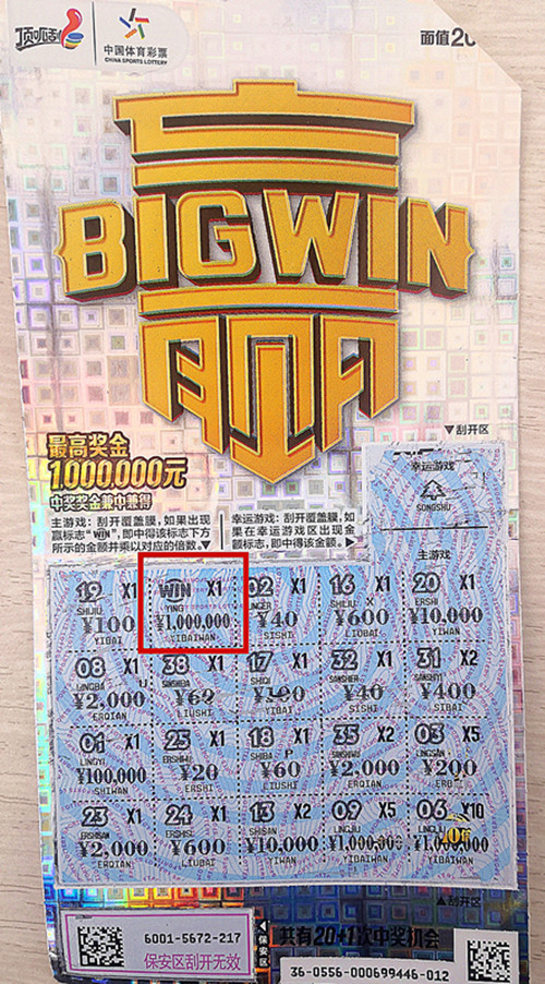 扬州购彩者喜中“赢”100万_副本.jpg