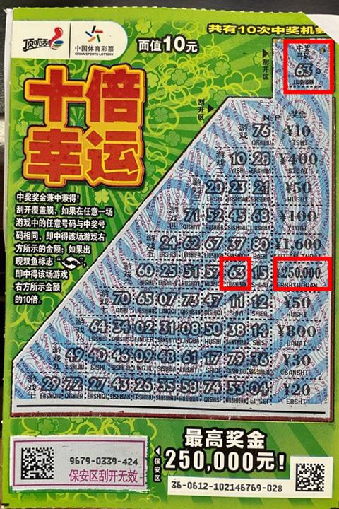 苏州昆山00后小伙刮中“十倍幸运”25万元（图片）_副本.jpg