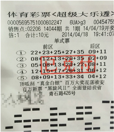 无锡彩民随机投注大乐透  中得二等奖16.4万元_副本.jpg