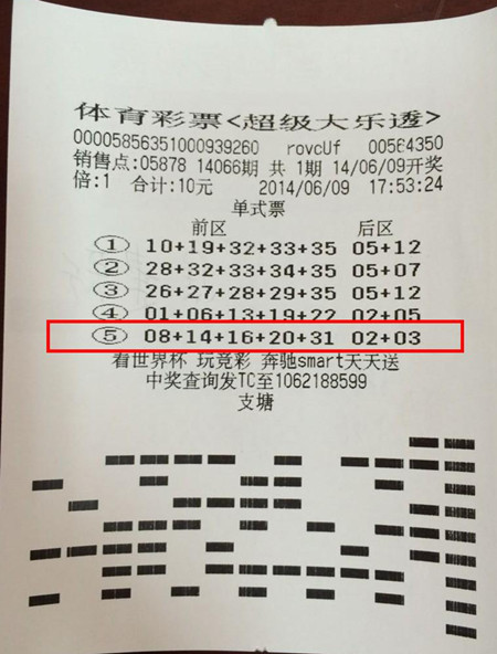 常熟彩民坚持守号   喜中超级大乐透19万元_副本.jpg