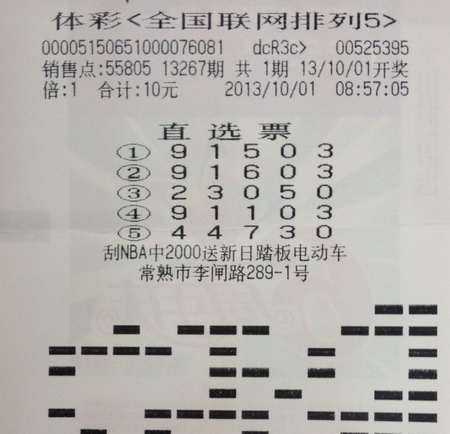 坚守最初的梦想 常熟彩民喜获”排列5“10万元.jpg