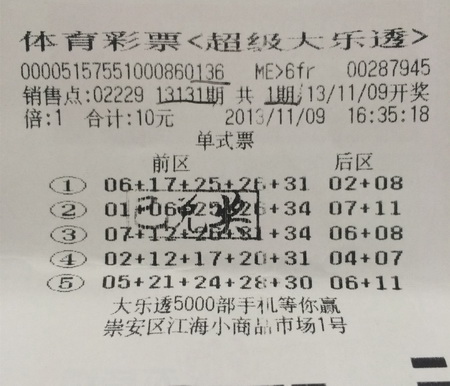 无锡彩民为了换零钱购彩 大乐透送上3G智能手机.jpg