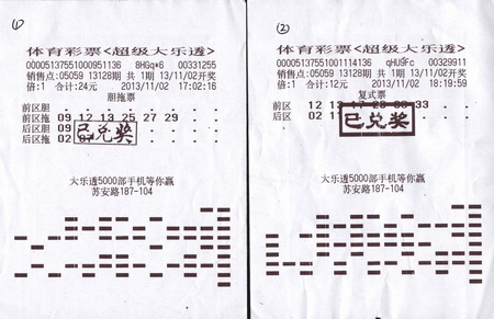 苏州一站点喜中3G大屏手机2台  两彩民相约领奖.jpg