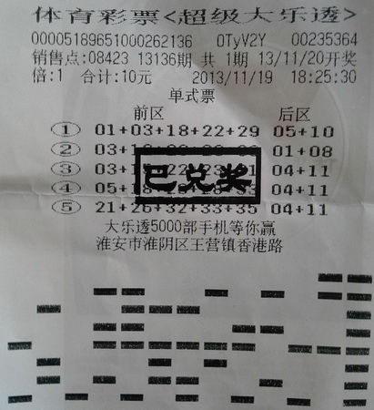 超级大乐透精彩不断 淮安又一彩民收获3G智能机.jpg