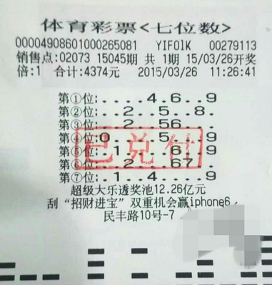 七位数中奖有高招 无锡彩民喜中一等奖7万元.jpg