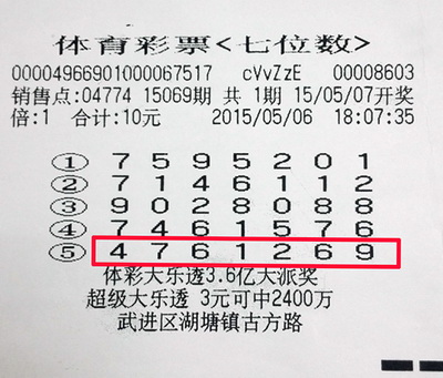 7位数15069期常州377万中奖彩票.jpg