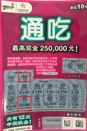 意外惊喜 无锡幸运彩民中顶呱刮”通吃“25万1.jpg